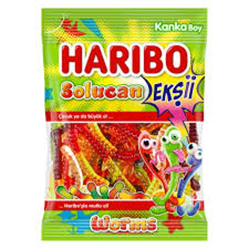 HARIBO EKŞİLİ SOLUCAN 70 GR