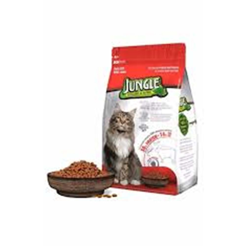 JUNGLE KUZU ETLİ YETİŞKİN KEDİ MAMASI 50