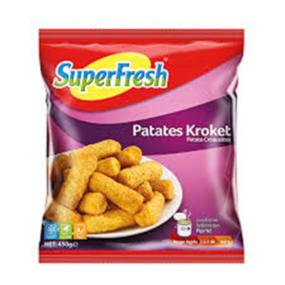 SUPERFRESH PATATES KROKET 450 GR