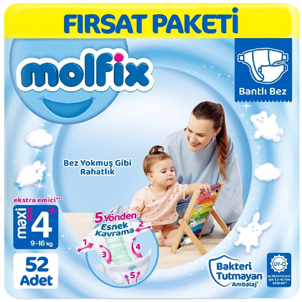 MOLFİX FIRSAT PAKETİ MAXİ PLUS (4+)52'Lİ