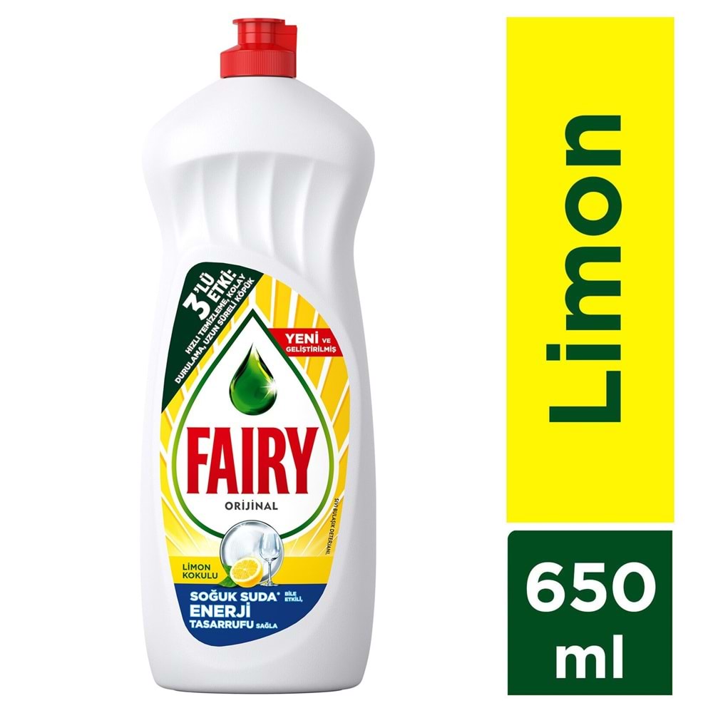 FAIRY LİMON BULAŞIK DET. SIVI 650 ML