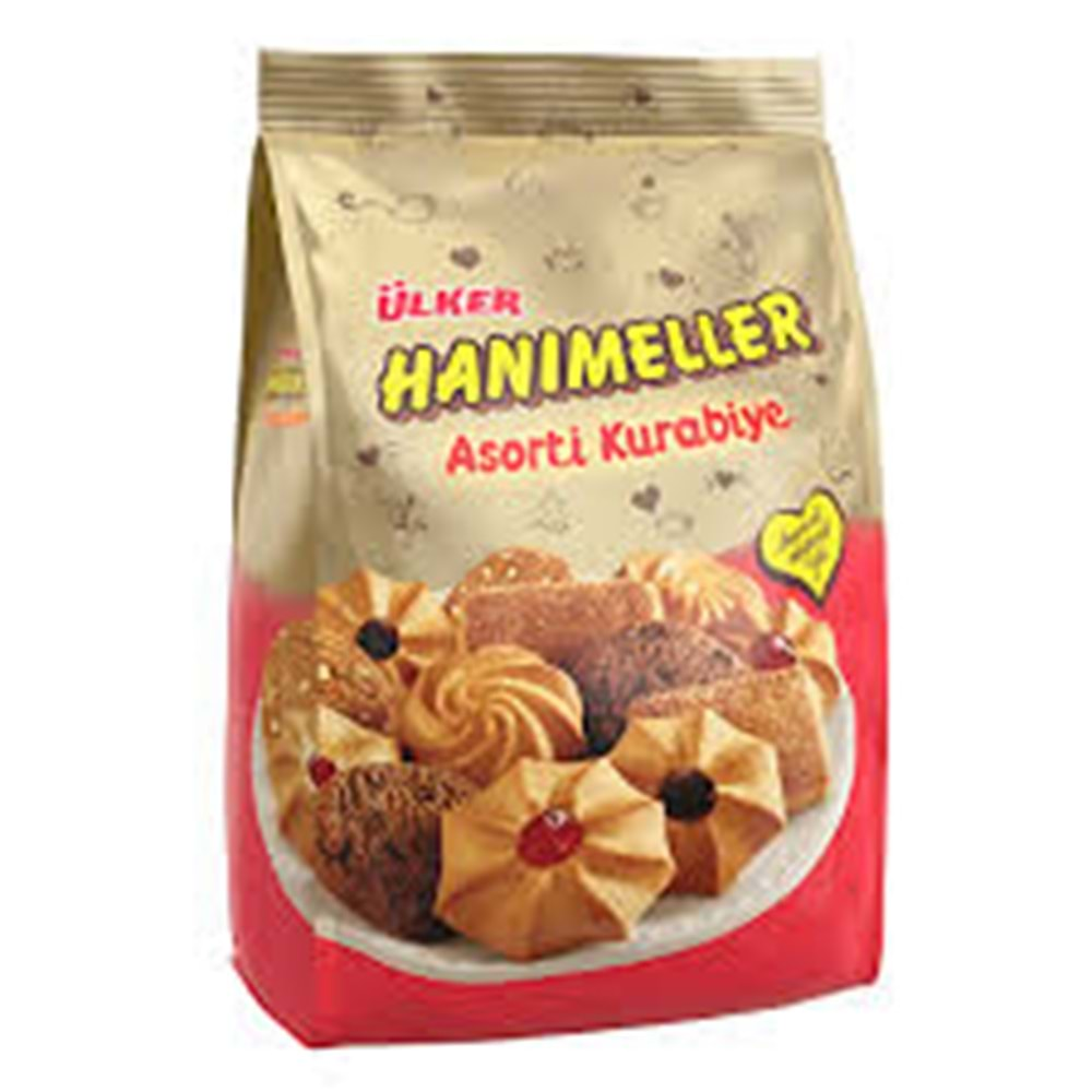 ÜLKER HANIMELLER ASORTİ BİSKÜVİ 150 G