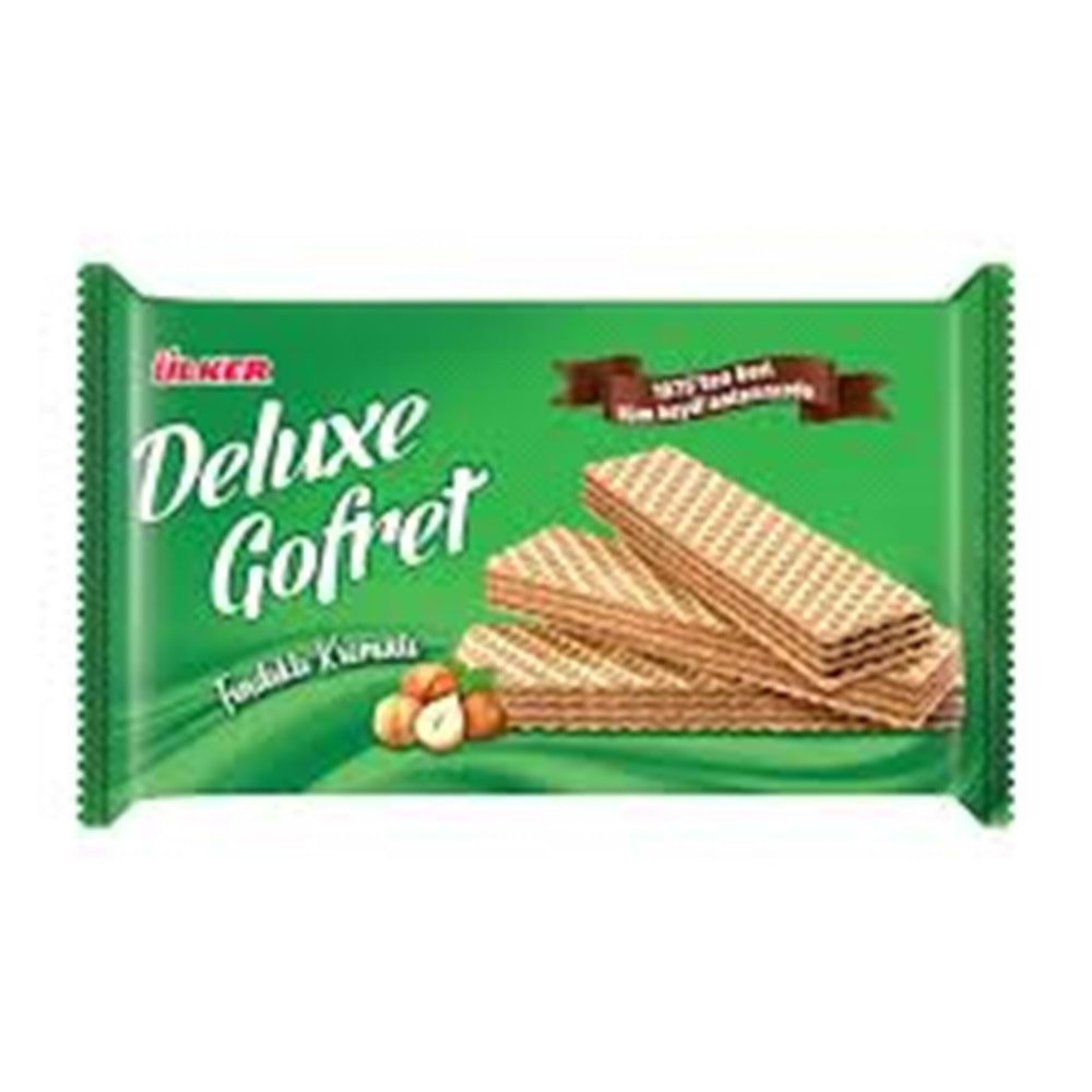 ÜLKER DELUXE GOFRET FINDIKLI 220 G