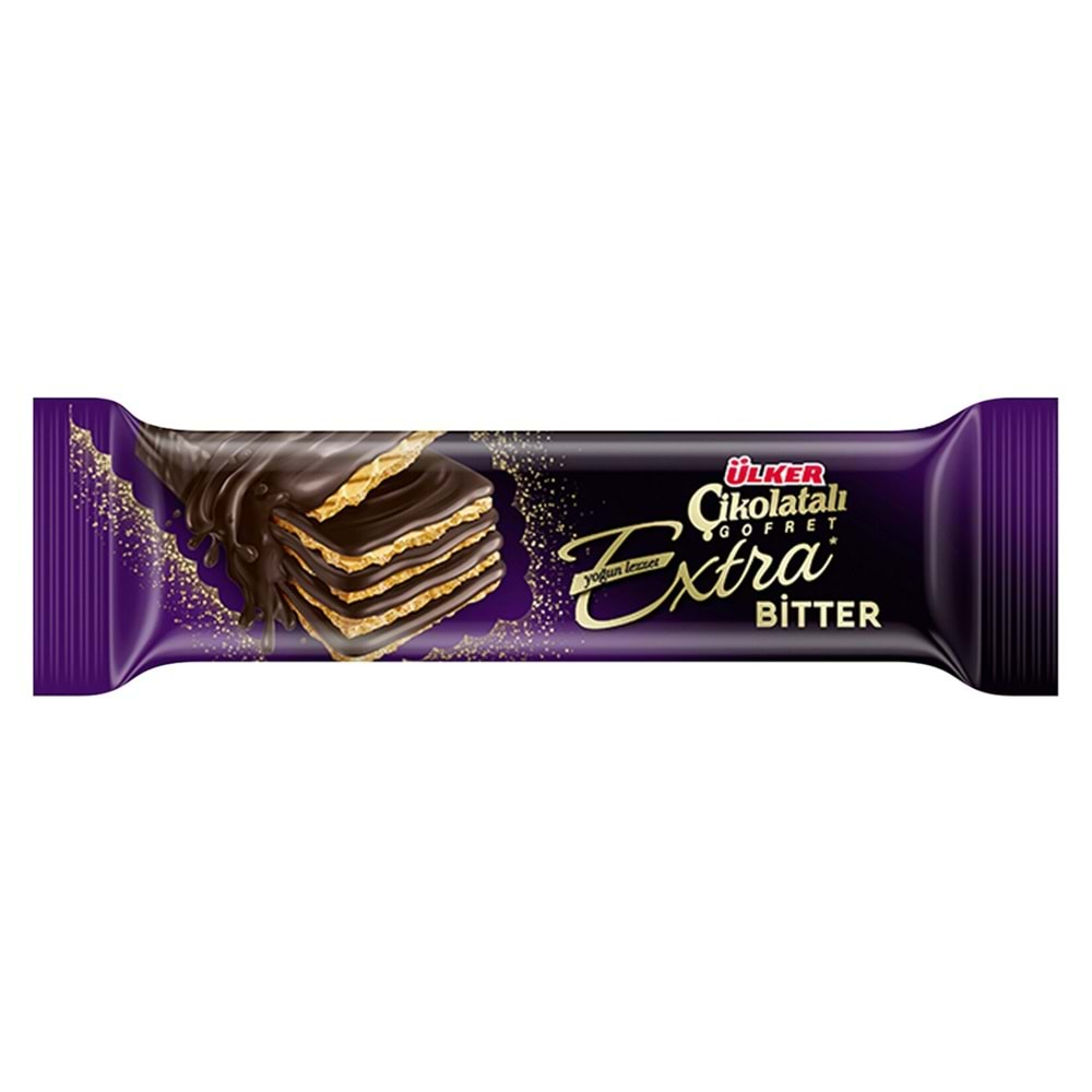 ÜLKER ÇİKOLATALI GOFRET EXTRA BİT. 45 G