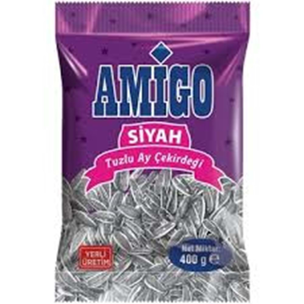 AMİGO SİYAH TUZLU AYÇEK 400GR