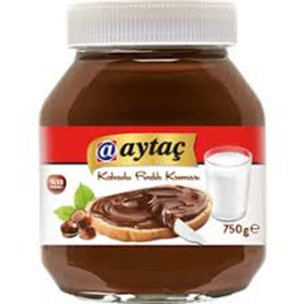 AYTAÇ KAKAOLU FINDIK KREMASI 750G