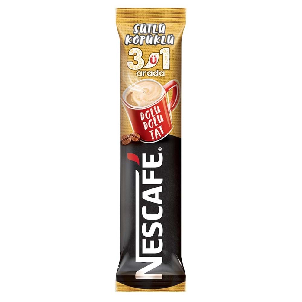 NESCAFE 3 Ü 1 ARADA SÜTLÜ KÖPÜKLÜ 18 G