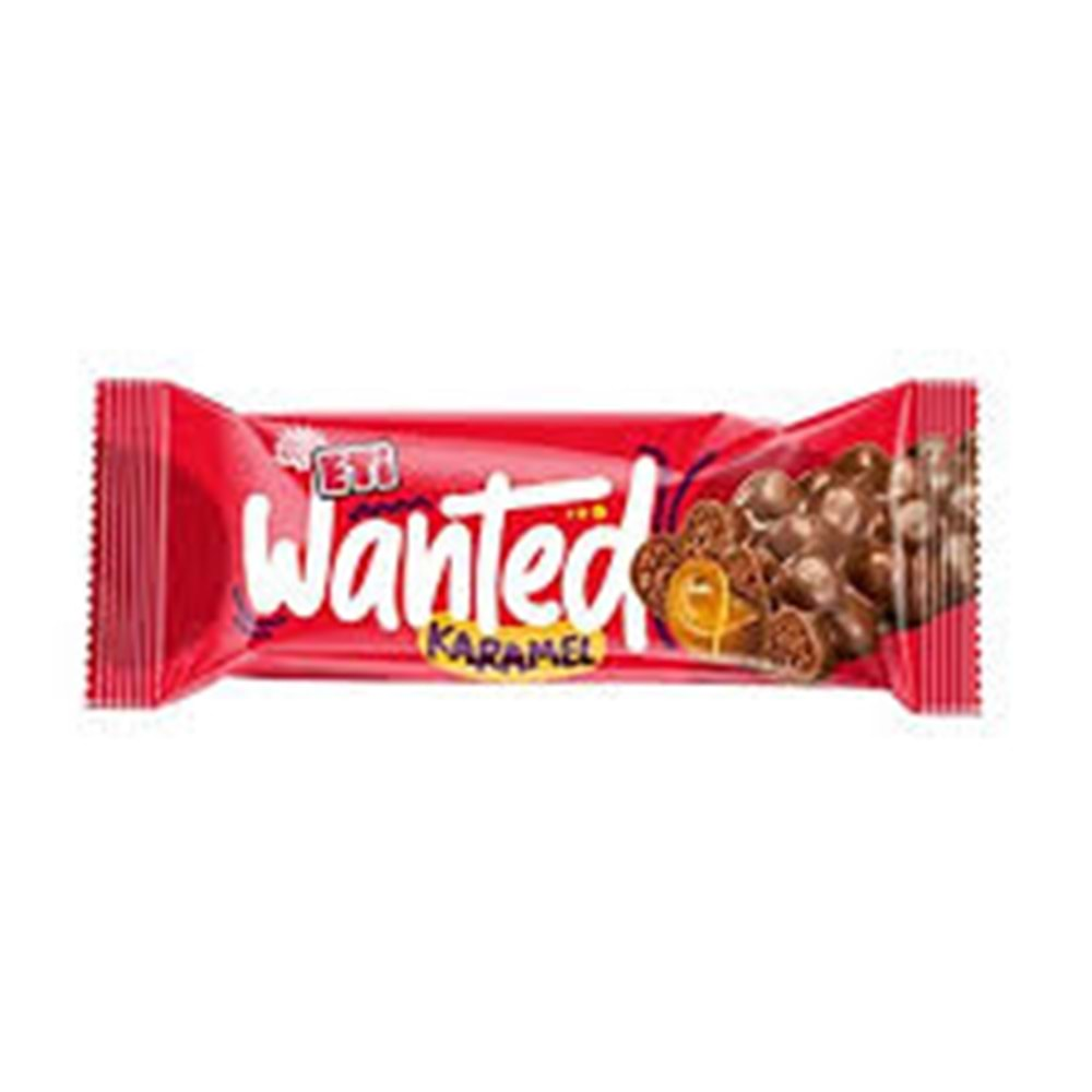 ETİ WANTED KARAMELLİ ÇİKOLATA 22 G