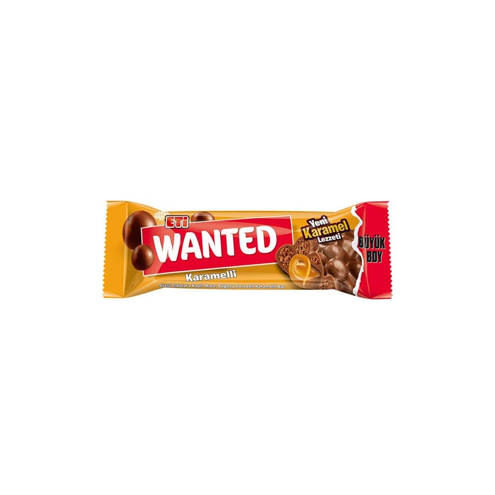 ETİ WANTED KARAMELLİ BÜYÜK BOY 32.GR