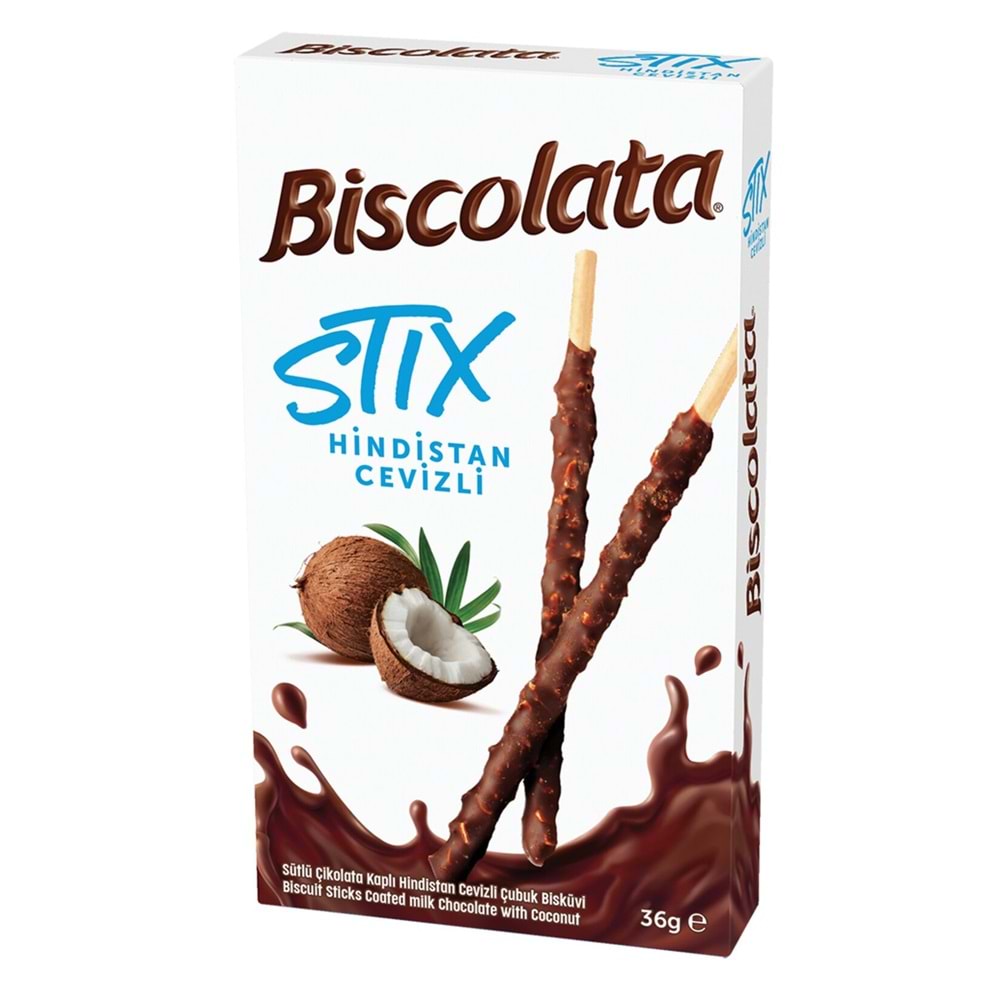 ŞÖLEN BİSCOLATA STİX HİND. CEVİZLİ 36 G