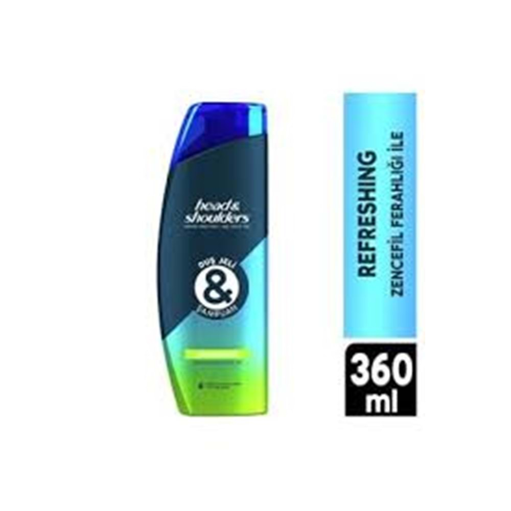 H&S D.JEL REFRESH 360ML ADET