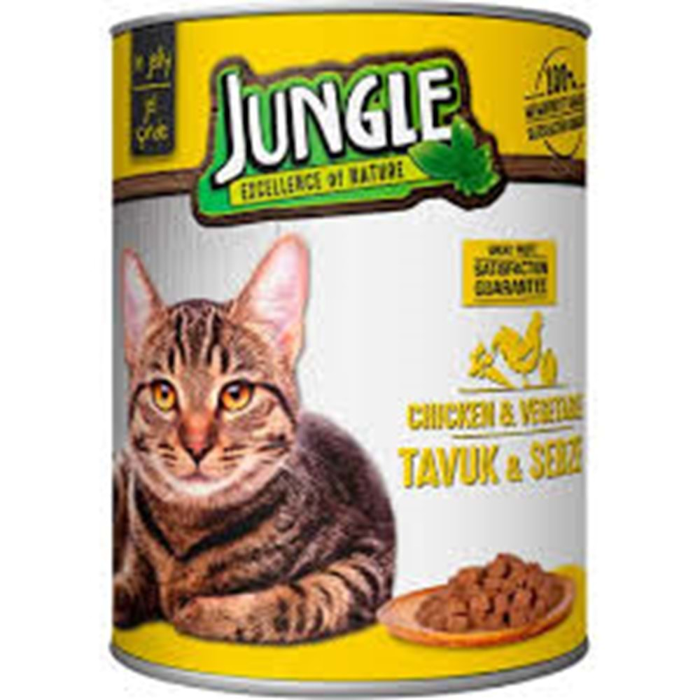 JUNGLE KEDİ KONSERVESİ 415 GR. ADET