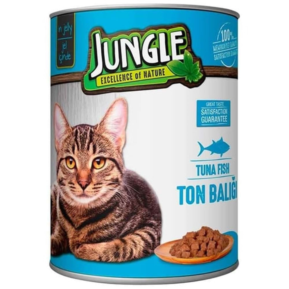 JUNGLE TON BALIKLI KEDİ KONSERVESİ 415GR