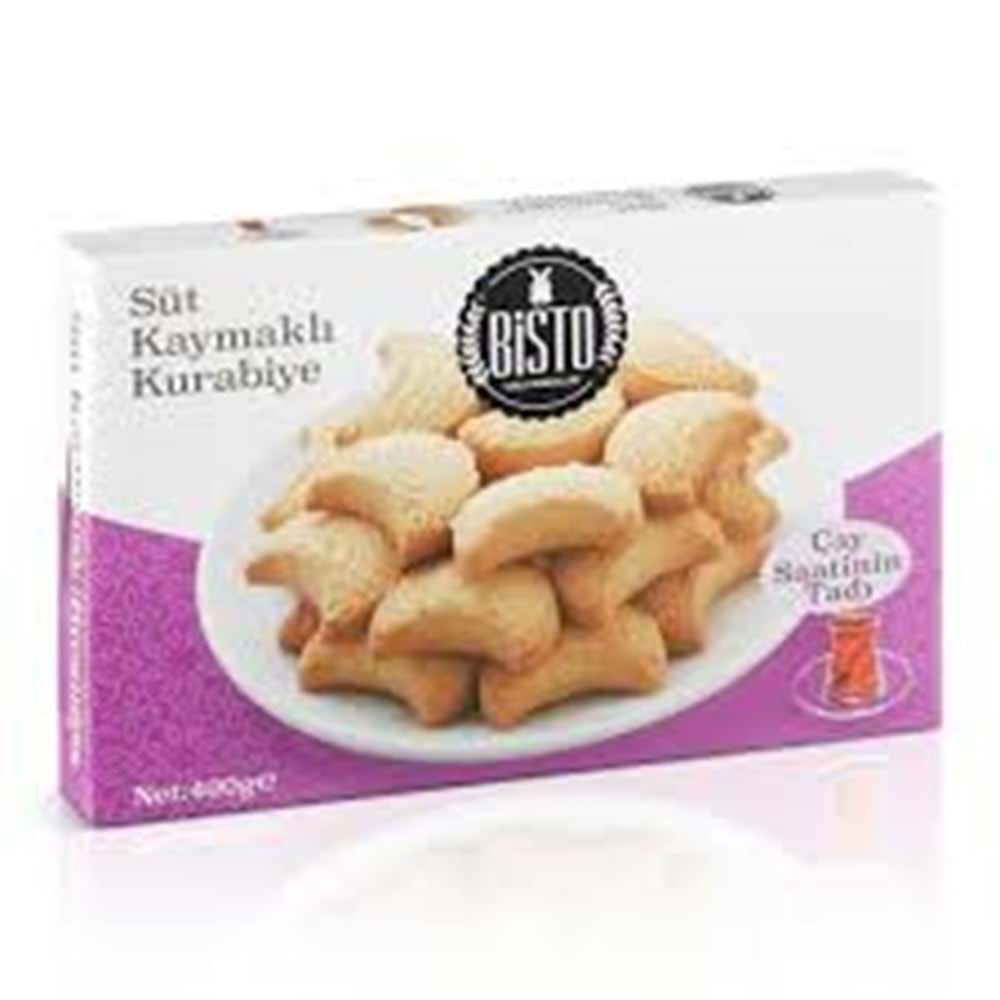 BİSTO SÜT KAYMAKLI KURABİYE 400 G