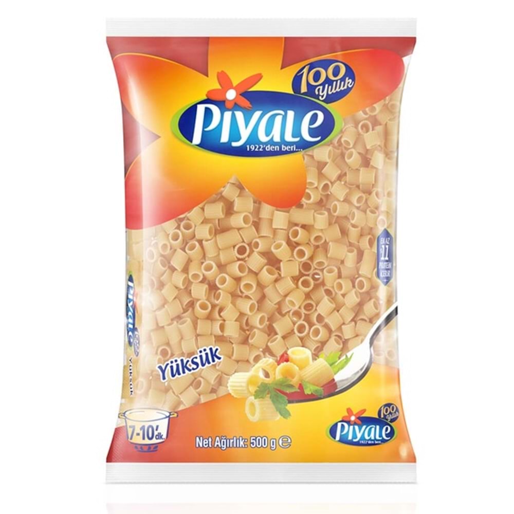 PİYALE MAKARNA YÜKSÜK 500 G
