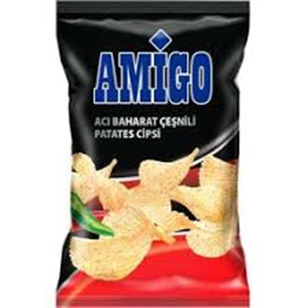 AMİGO ACI ÇEŞNİLİ PATATES CİPSİ 135 GR