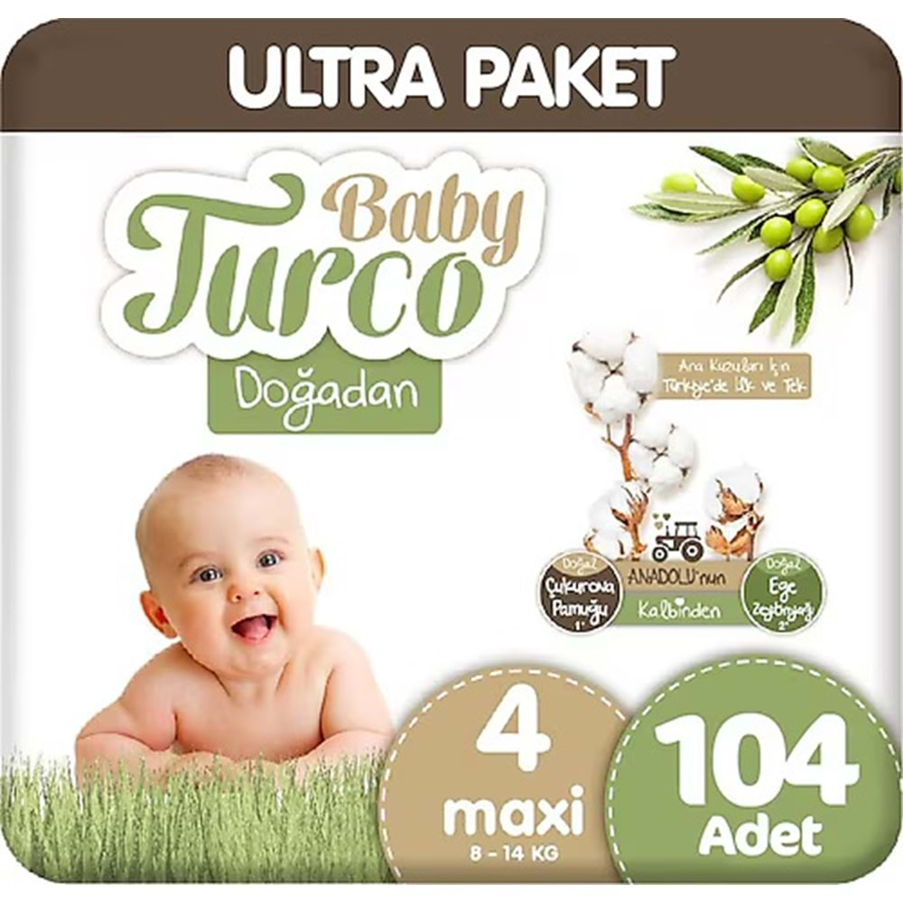 BABY TURCO DOĞADAN ULTRA MAXİ 104 LÜ