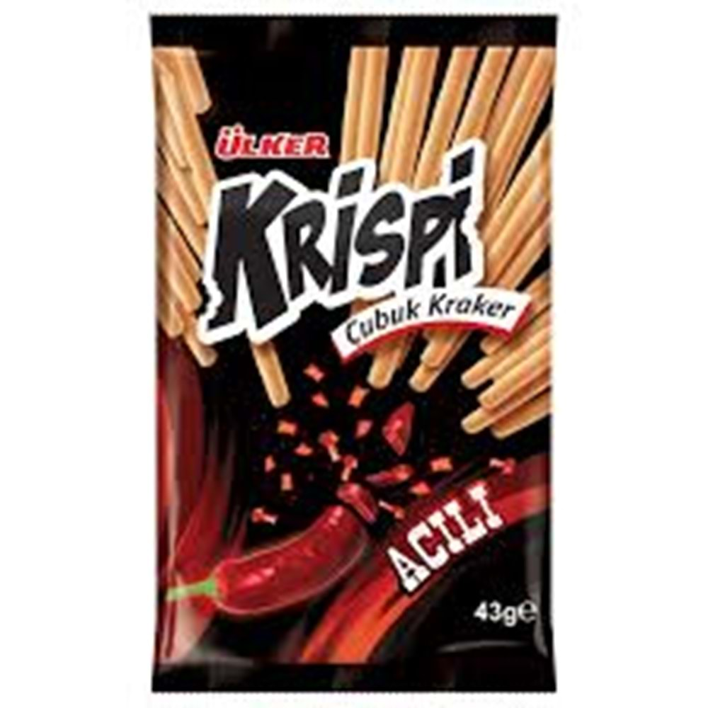 ÜLKER KRİSPİ ACILI ÇUBUK KRAKER 43 G