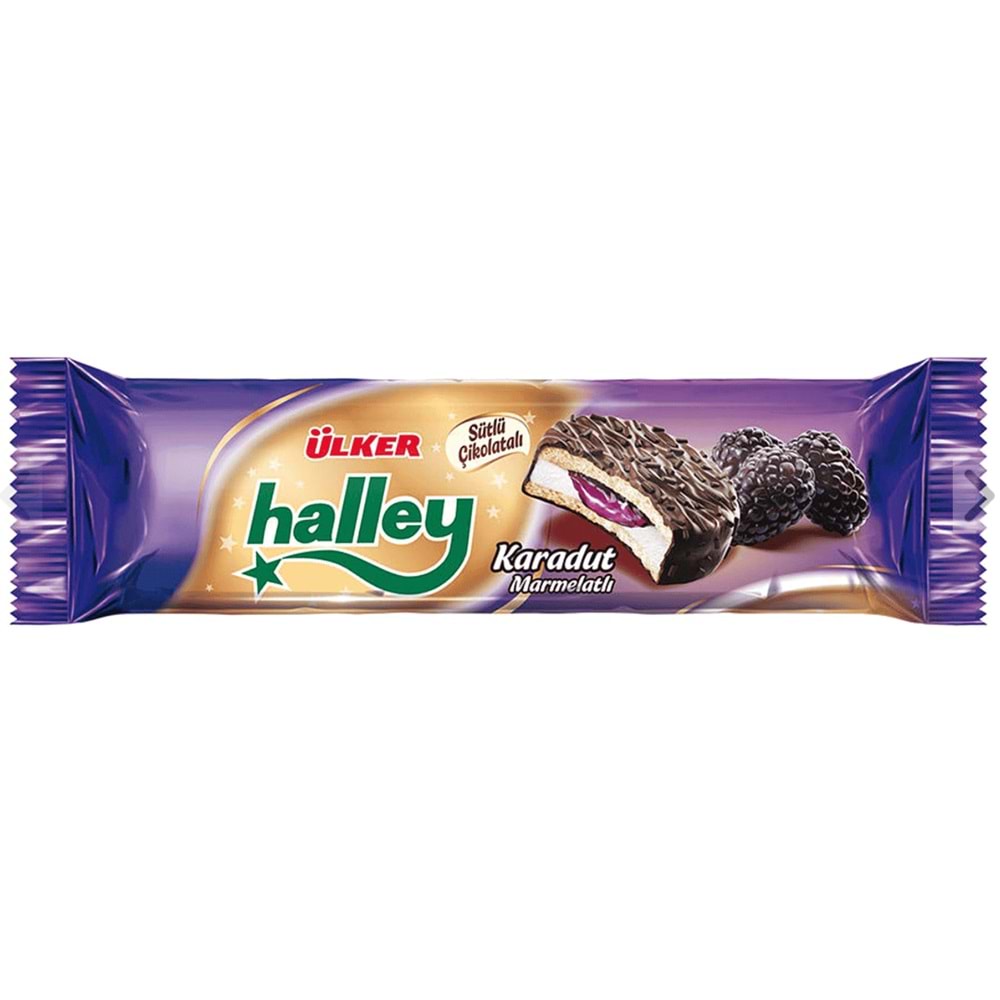 ÜLKER HALLEY KARADUT MARMELATLI 74 G
