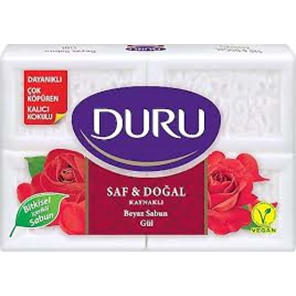 DURU GÜL SAF SABUN 4*150 G