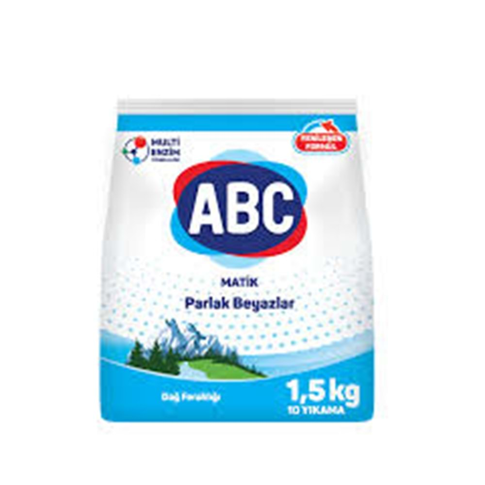 ABC TOZ ÇAMAŞIR DETERJANI 1,5 KG