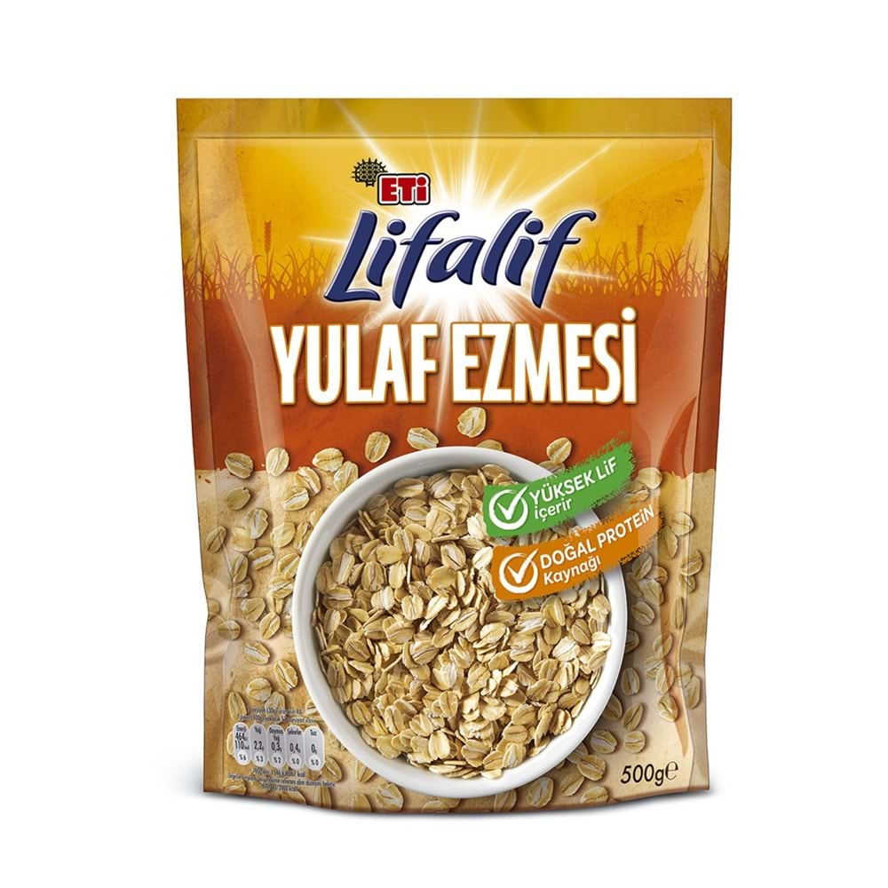 ETİ LIFALIF YULAF EZMESI 500 GR.