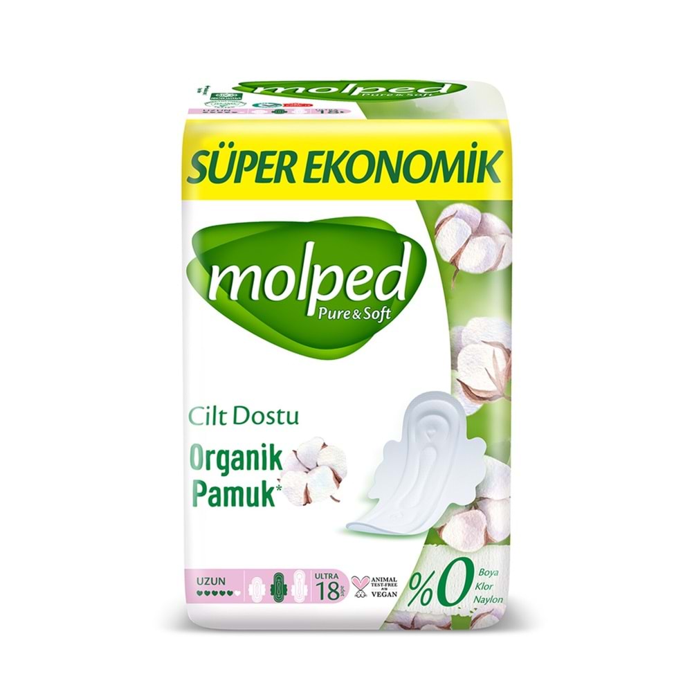 MOLPED PURE &SOFT UZUN SÜPER EKO. 18 Lİ