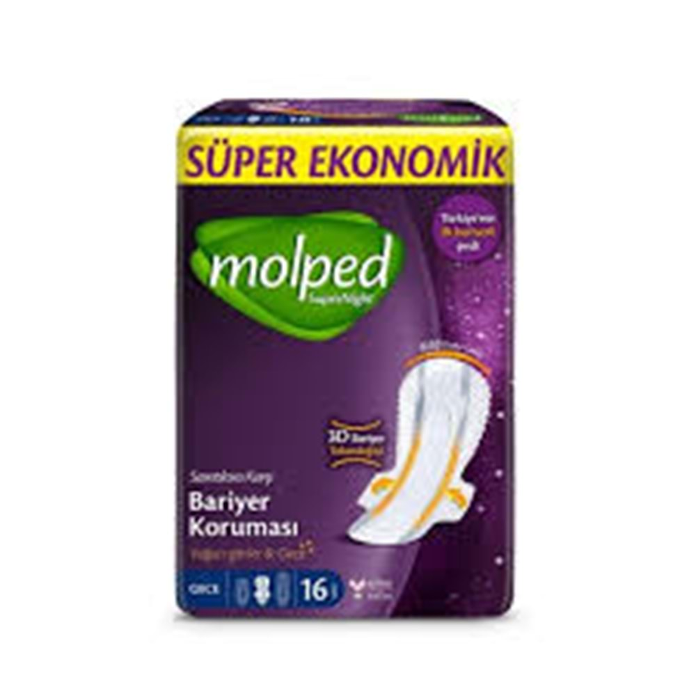 MOLPED SUPERNIGHT SÜPER EKO.GECE 16 LI