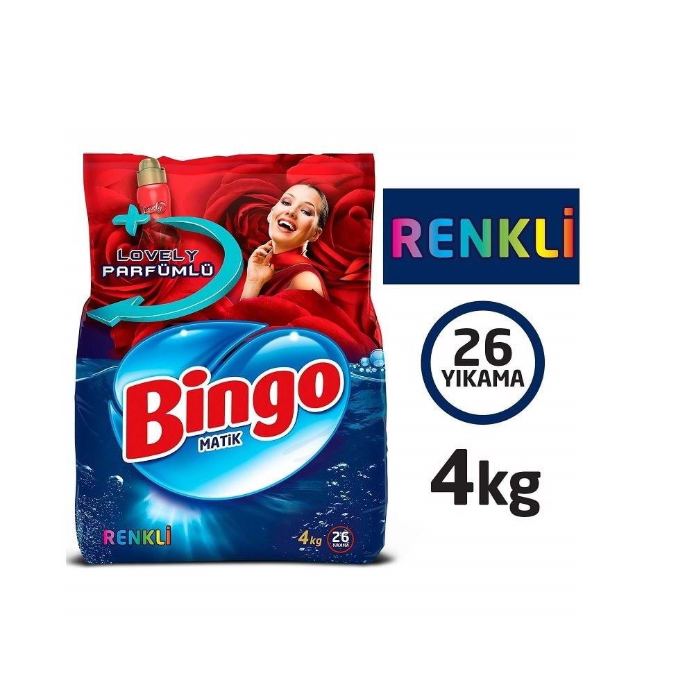 BİNGO RENKLİLERE ÖZEL Ç. DET. TOZ 4 KG