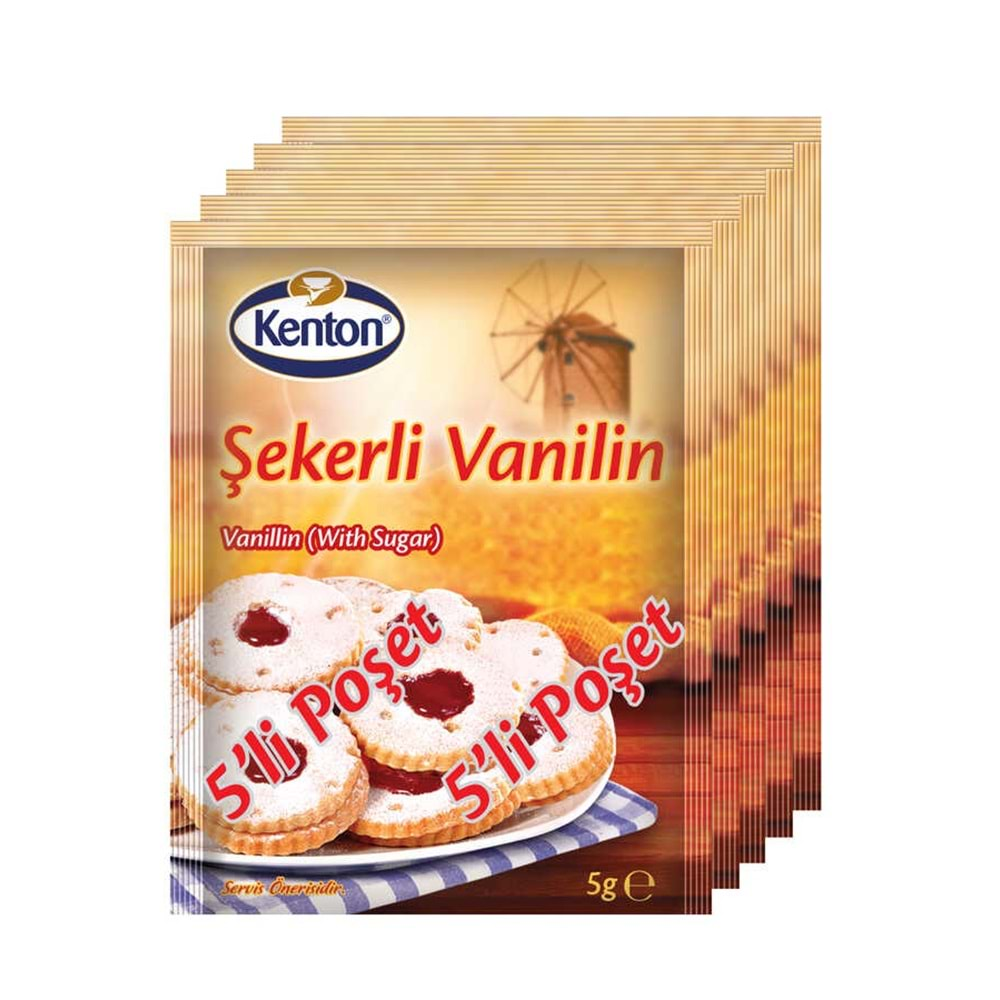 KENTON ŞEKERLİ VANİLİN 5GR