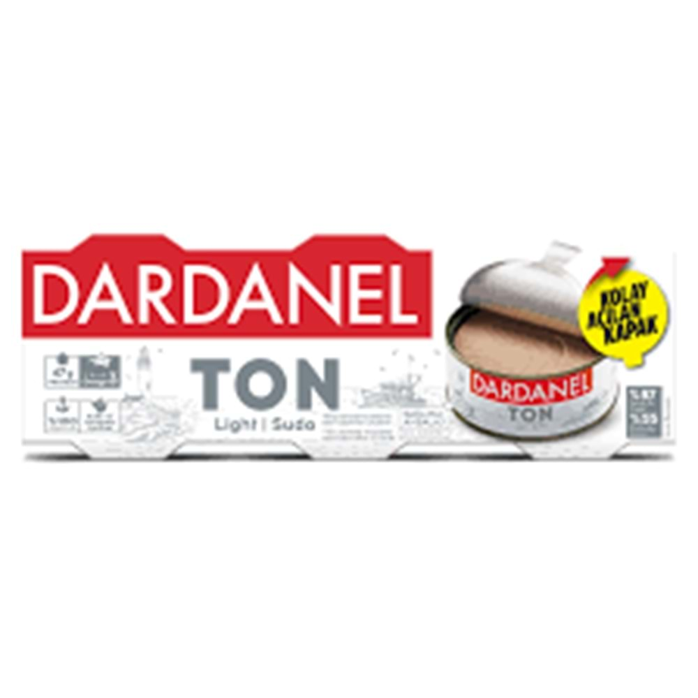 DARDANEL LİGHT TON BALIĞI 3X75 G