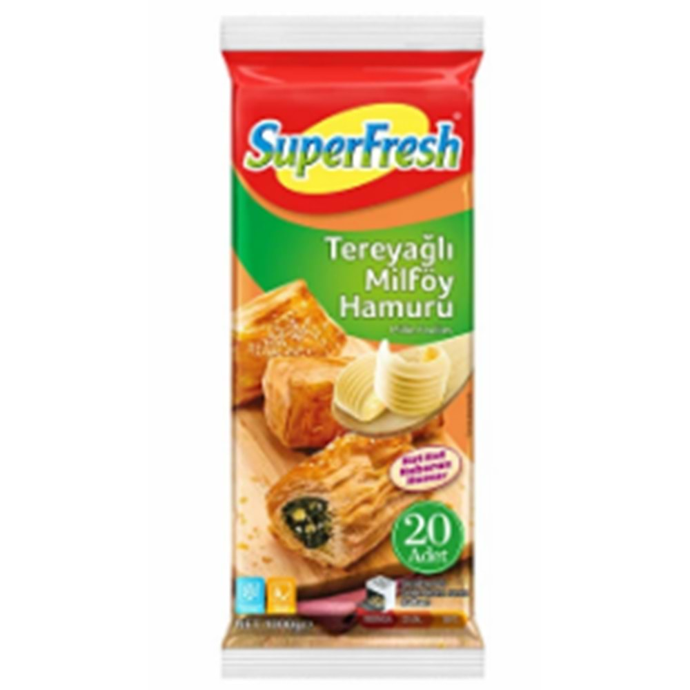 SÜPERFRESH TEREYAGLI MİLFOY 1KG