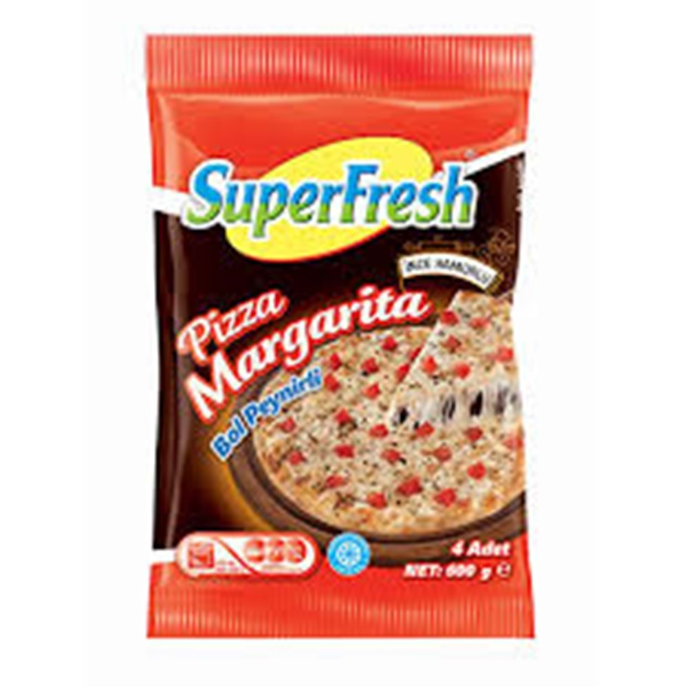 SUPERFRESH PIZZA MARGARITA 600 GR