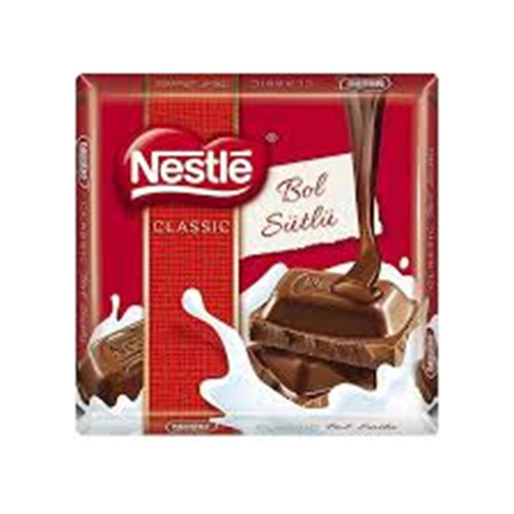 NESTLE CLASSİC SÜTLÜ KARE ÇİKOLATA 60 G