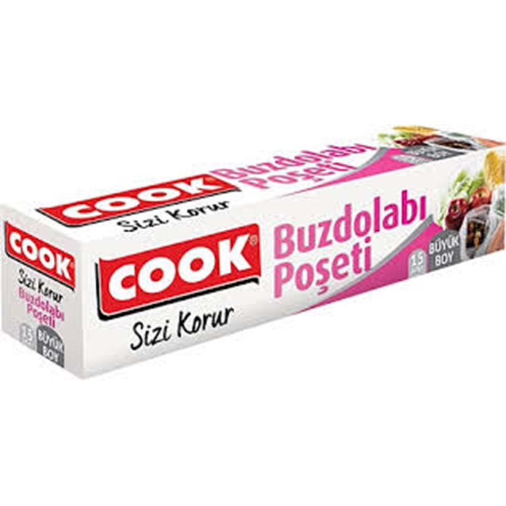 COOK BUZDOLABI POŞETİ BÜYÜK ADET