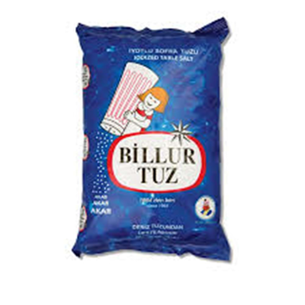 BİLLUR İYOTLU TUZ 3 KG