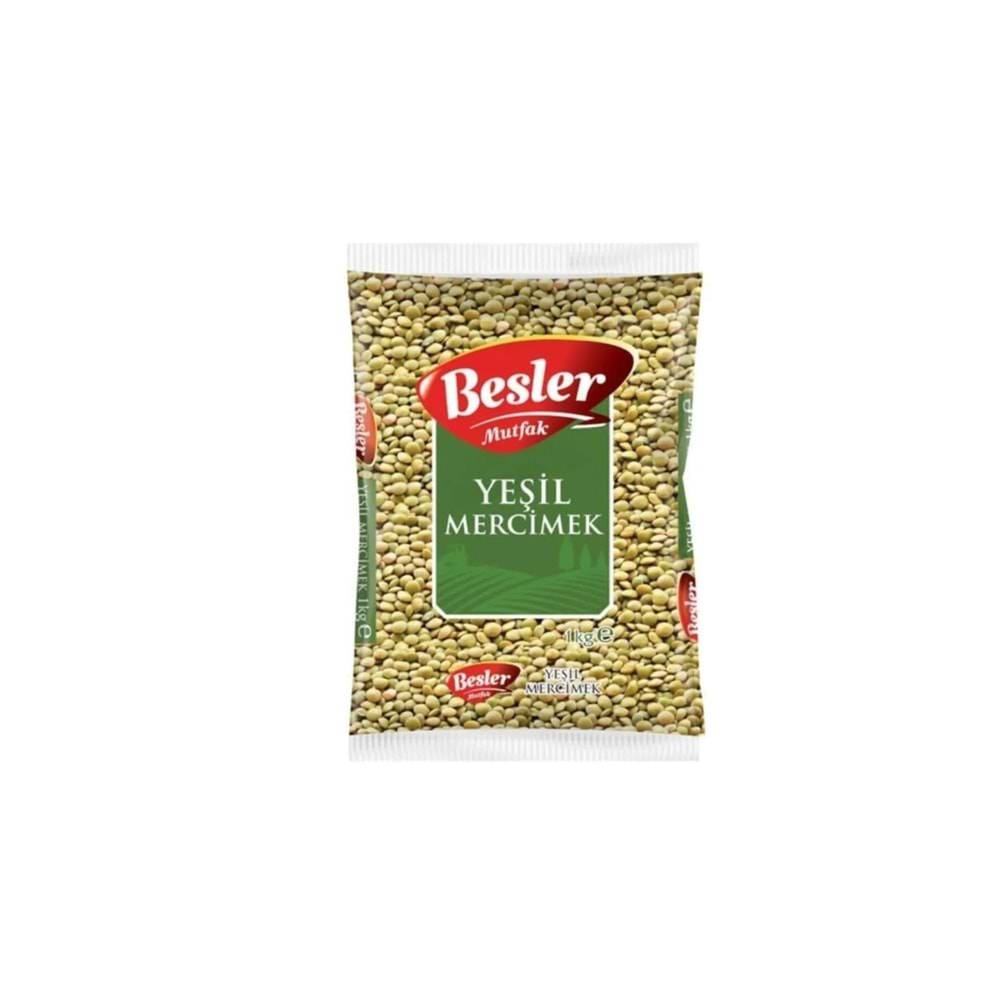 BESLER MUTFAK YEŞİL MERCİMEK 1 KG