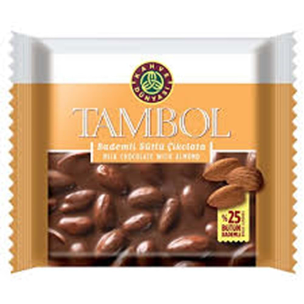 TAMBOL BADEMLİ ÇİKOLATA 77G