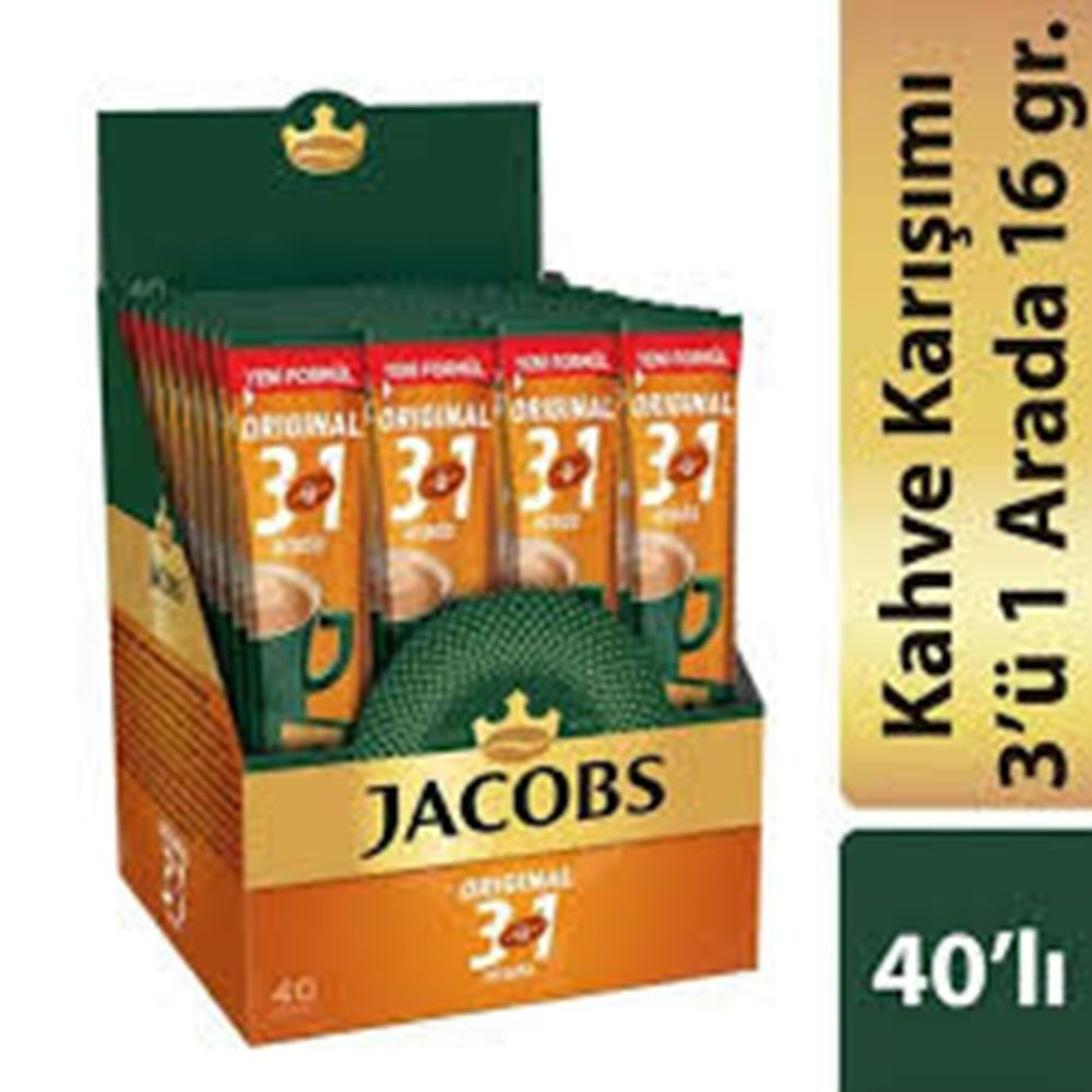 JACOBS 3 IN 1 KAHVE YOĞUN 40*18 G