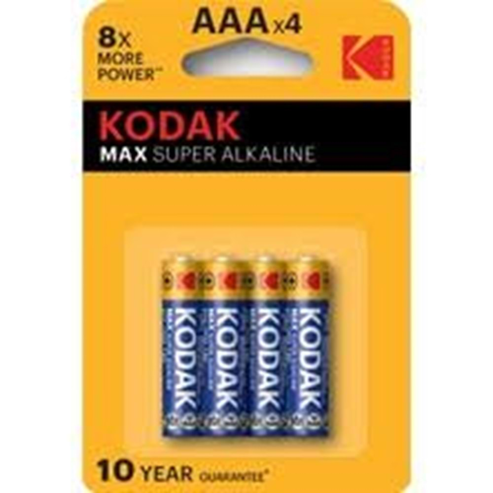 KODAK 4 AD ÇINKO KARB BLSTR INCE PIL ADT