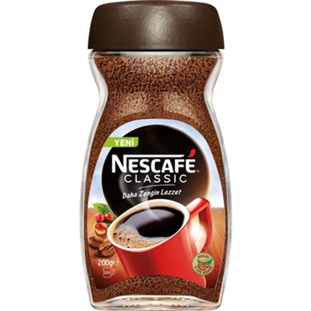 NESCAFE CLASSIC KAVANOZ 200G