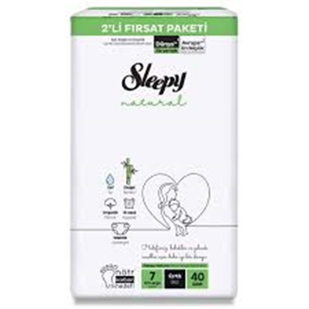 SLEEPY NATURAL 2Lİ FIRSAT 40LI