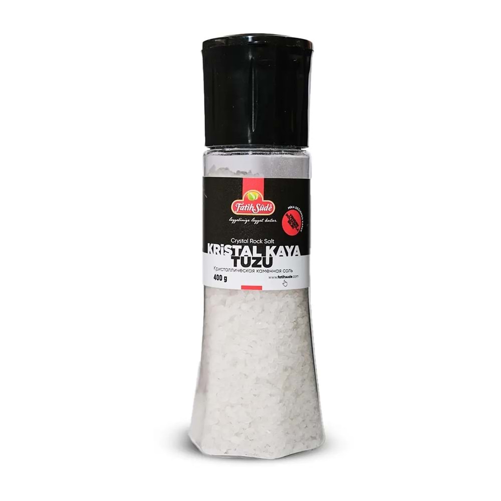 SUDE LİFE KAYA TUZU DEĞİRMENLİ PET 400GR