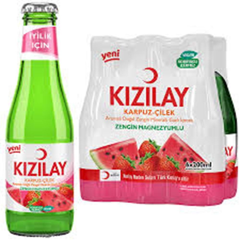 KIZILAY KARPUZ ÇİLEK 6X200ML