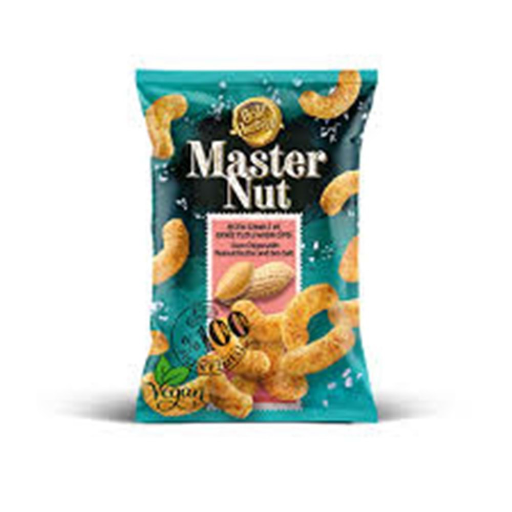 MASTER NUT FISTIK EZMELİ VE DENİZ TUZLU MISIR CİPSİ 80G