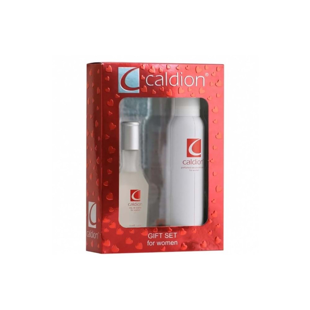 CALDİON 100 ML EDT. DEO BAYAN KOFRE SET