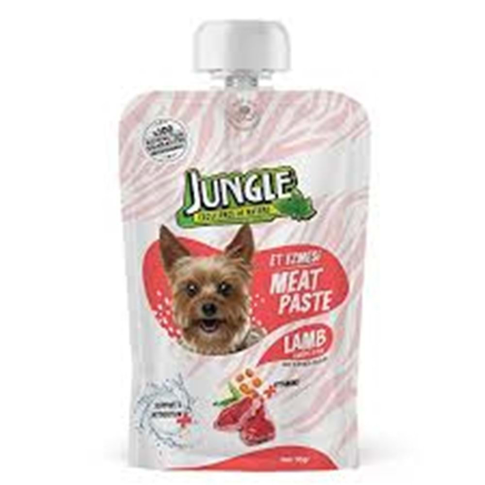 JUNGLE KÖPEK EZMESİ KUZU HAVUÇ 90G