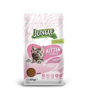 JUNGLE YAVRU KEDİ MAMA TAVUKLU 500.GR