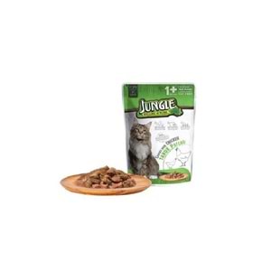 JUNGLE POUCH YETİŞKİN KEDİ TAVUKLU 100.GR