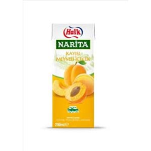 HALK NARİTA KAYISI MEYVELİ İÇECEK 200 ML